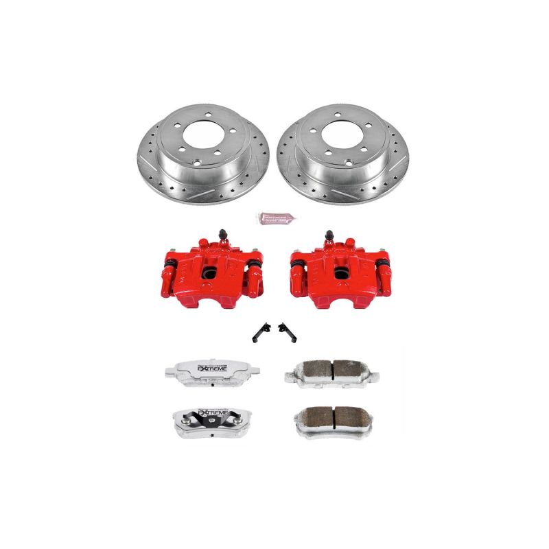 PowerStop Power Stop 11-14 Chrysler 200 Rear Z26 Street Warrior Brake Kit w/Calipers