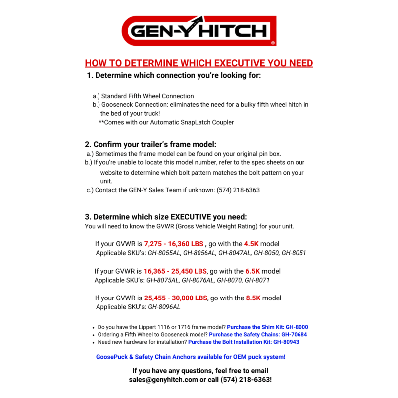GEN-Y Hitch Gen-Y Executive Torsion-Flex 5th Wheel King Pin Box (3.5K-6.5K PW Range 30K Towing) - Fits Rhino