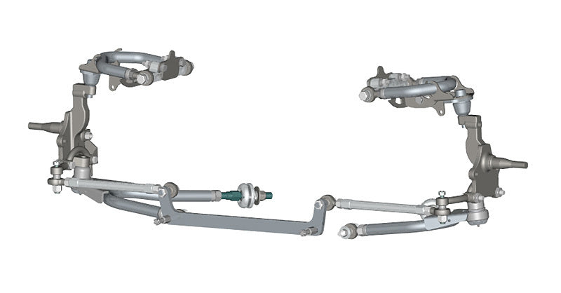Ridetech 64-66 Ford Mustang Complete Air Suspension System w/ Pin Spindles