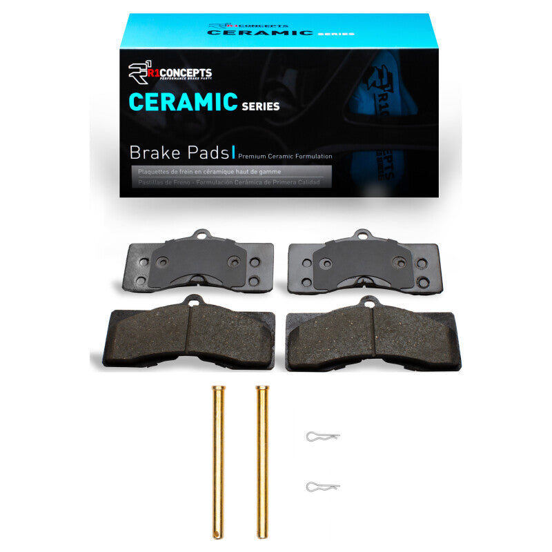 R1 Concepts R1 1963-1982 Chevrolet Camaro Front/Rear R1 Ceramic Pads & Hardware Kit
