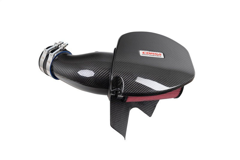 CORSA Performance Corsa 21-23 Dodge Challenger/Charger 6.4L V8 Carbon Fiber Open Element Air Intake - Dry