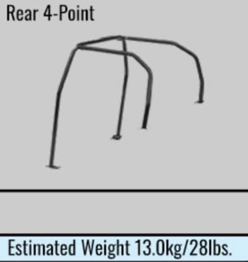 Cusco Roll Cage 4pt Safety21 Steel Non Sunroof 4 passenger Toyota SXE10 IS300 (S/O / No Cancel)