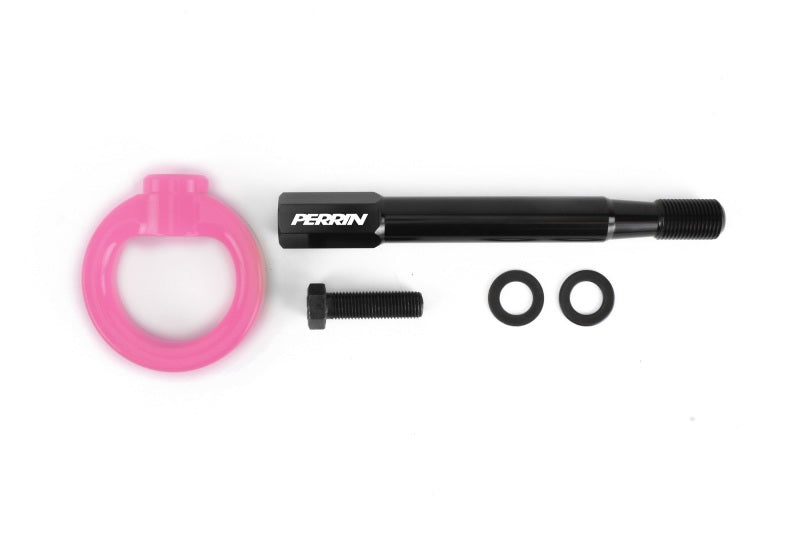 Perrin Performance PERRIN 13-26 Subaru BRZ / 13-20 Scion FRS & Toyota 86 / 22-26 GR86 Tow Hook Kit (Rear) - Hyper Pink