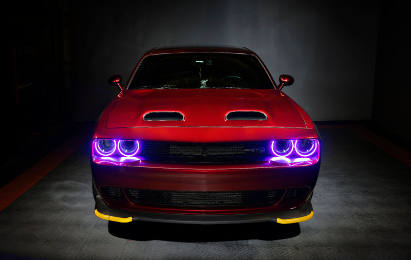 ORACLE Lighting Oracle Dodge Challenger 15-21 LED Waterproof Halo Kit - ColorSHIFT w/o Controller