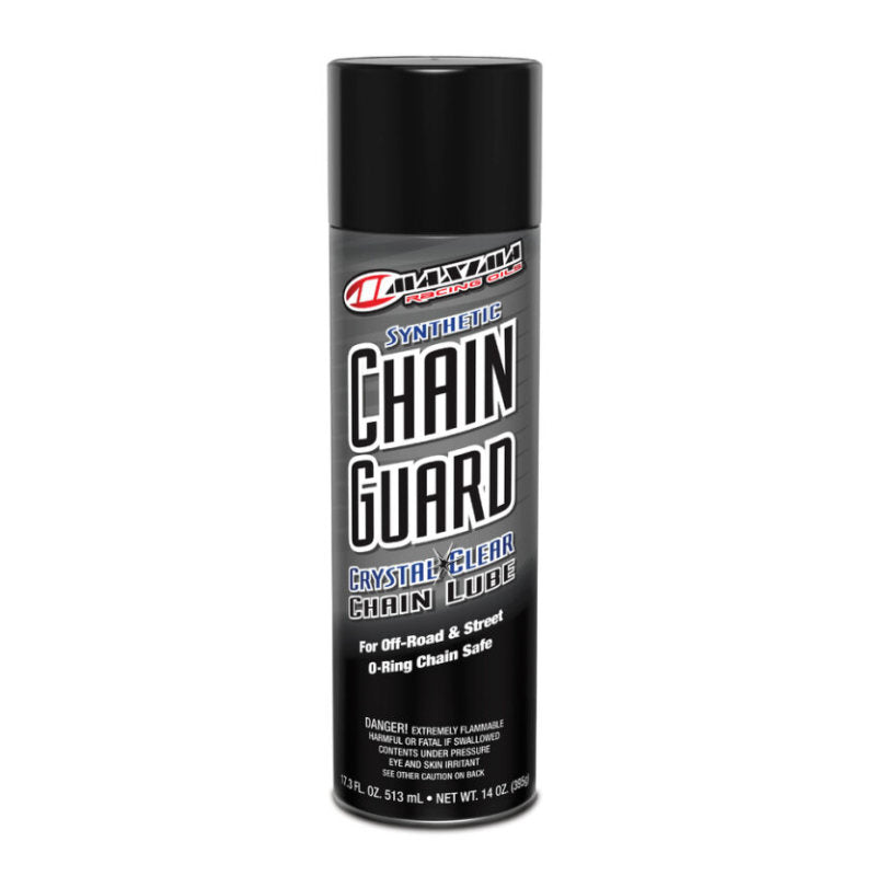 Maxima Clear Synthetic Chain Guard Chain Lube Large - 14oz (Aerosol)