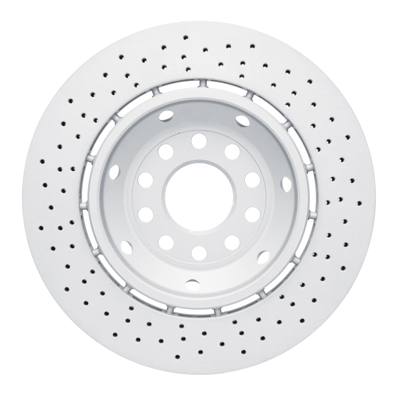DFC 03-04 Audi RS6 Left Rear Drilled Hi-Carbon Alloy Geomet Coated Rotor