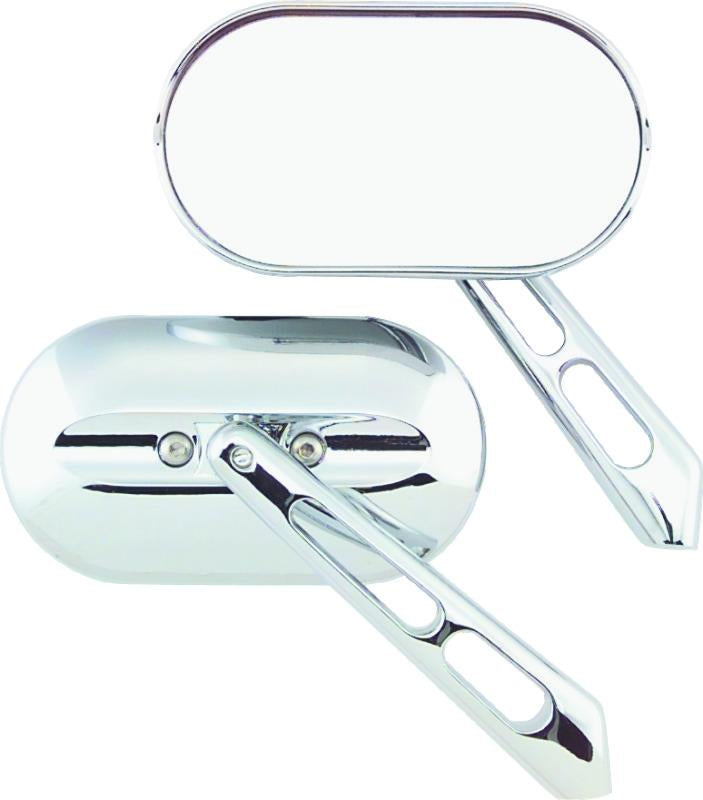 Kuryakyn Magnum Mirrors Small Flat Glass Chrome