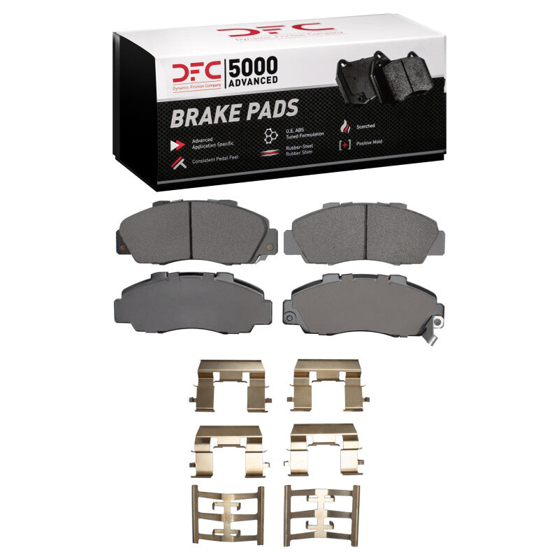 DFC 91-05 Acura LEGEND Front 5000 Advanced Ceramic Brake Pads and Hardware Kit