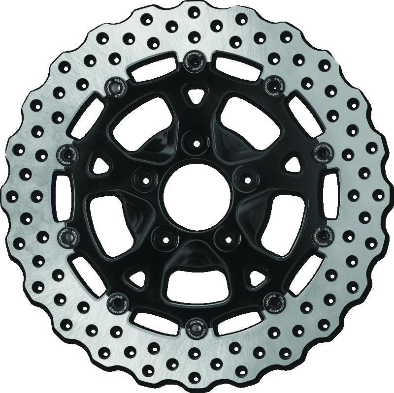 Performance Machine 11.5 X .20 Dominator Front - Black Ano