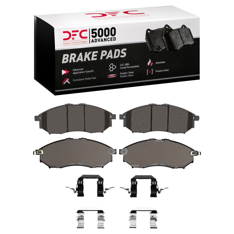 DFC 05-13 Infiniti M45 Front 5000 Advanced Ceramic Brake Pads and Hardware Kit