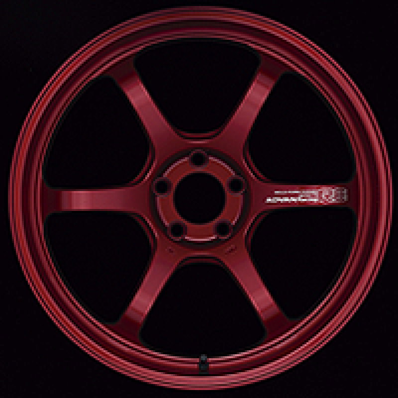 Advan R6 20x10 +35mm 5x114.3 Racing Candy Red Wheel