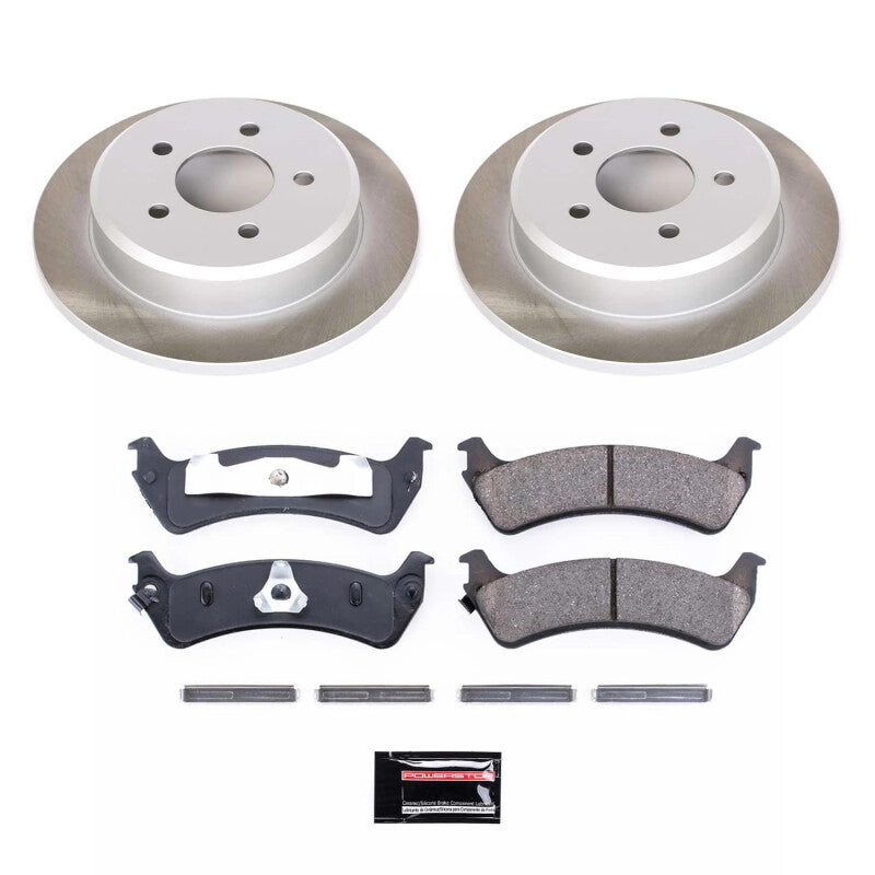 PowerStop Power Stop 97-01 Mercury Mountaineer Rear Semi-Coated Rotor Kit