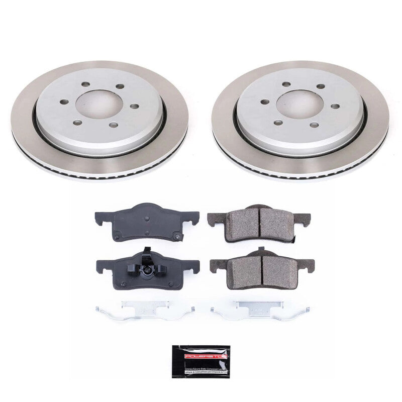 PowerStop Power Stop 03-06 Lincoln Navigator Rear Semi-Coated Rotor Kit