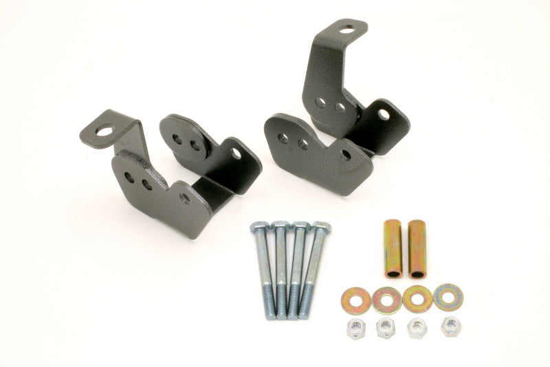 BMR Suspension BMR 82-02 3rd Gen F-Body Bolt-On Control Arm Relocation Brackets - Black Hammertone