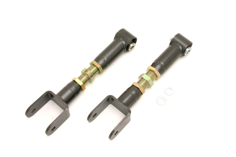 BMR Suspension BMR 78-87 G-Body Upper Control Arms On-Car Adj. w/ Spherical Bearings - Black Hammertone