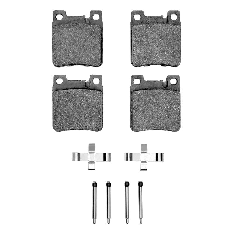 R1 Concepts R1 91-03 Mercedes-Benz E320 Rear Semi Met Pads & Hardware Kit