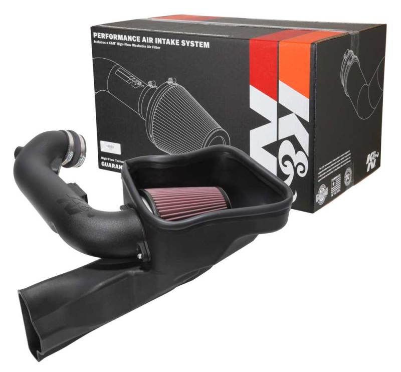 K&N Engineering K&N 2018 Ford Mustang GT V8 5.0L F/I AirCharger Performance Intake