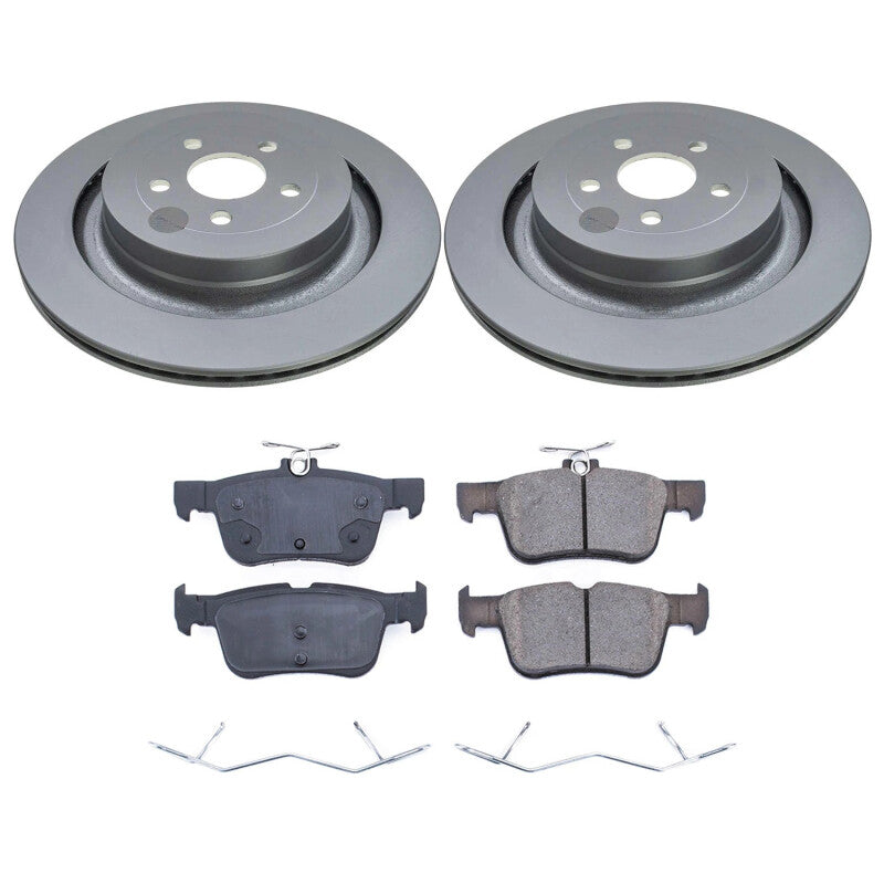 PowerStop Power Stop 22-24 Ford Edge Rear Z17 Coated Brake Kit
