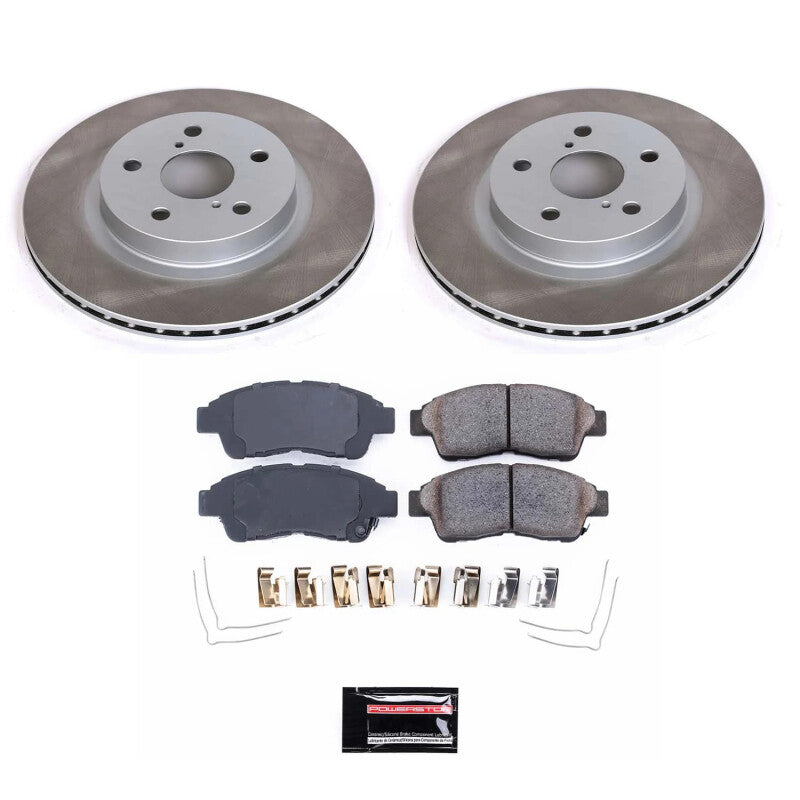 PowerStop Power Stop 96-03 Toyota RAV4 Front Semi-Coated Rotor Kit