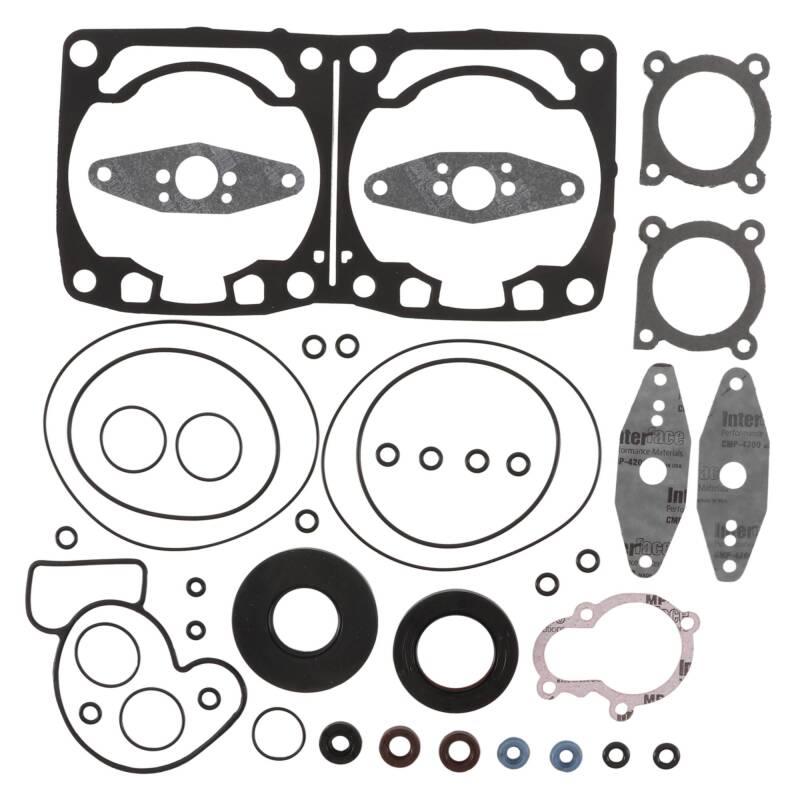 Vertex Pistons Vertex Gaskets 18-21 Arctic Cat M 8000 EFI All Models Complete Gasket Kit w/ Oil Seals