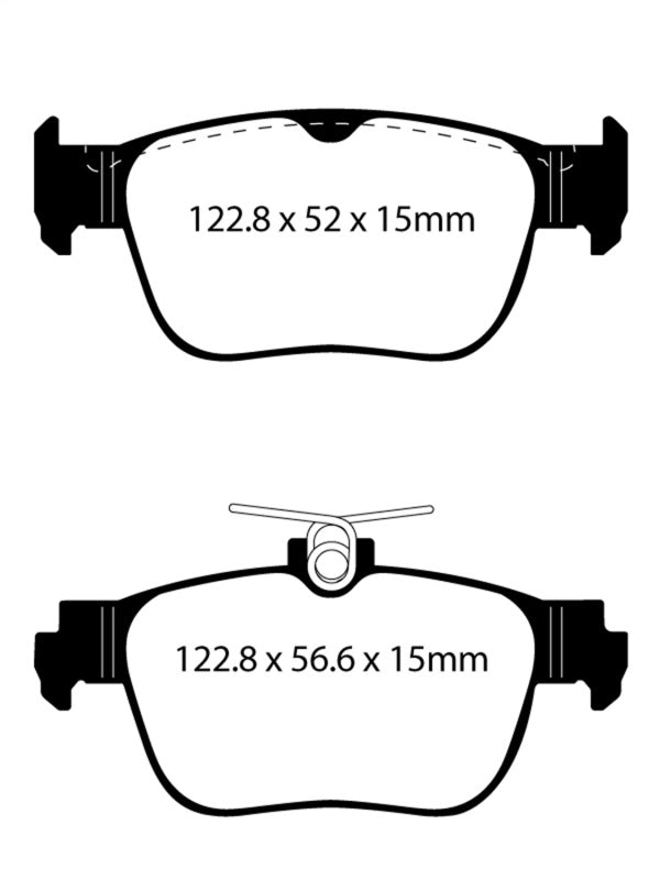 EBC 2022+ Audi A3 2.0T (40) Rear Ultimax Brake Pads