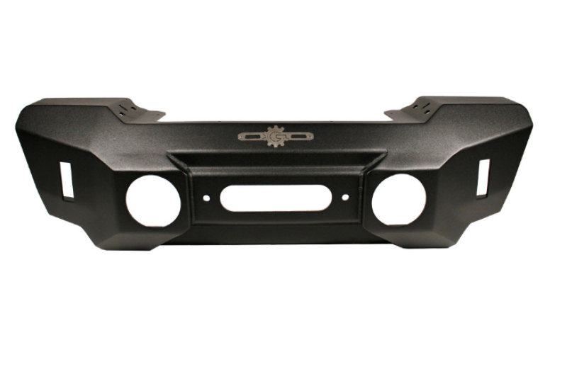 Rock Slide Engineering Rock Slide 07-18 Jeep Wrangler JK Appalachian Steel Stubby Front Bumper w/ Winch Plate