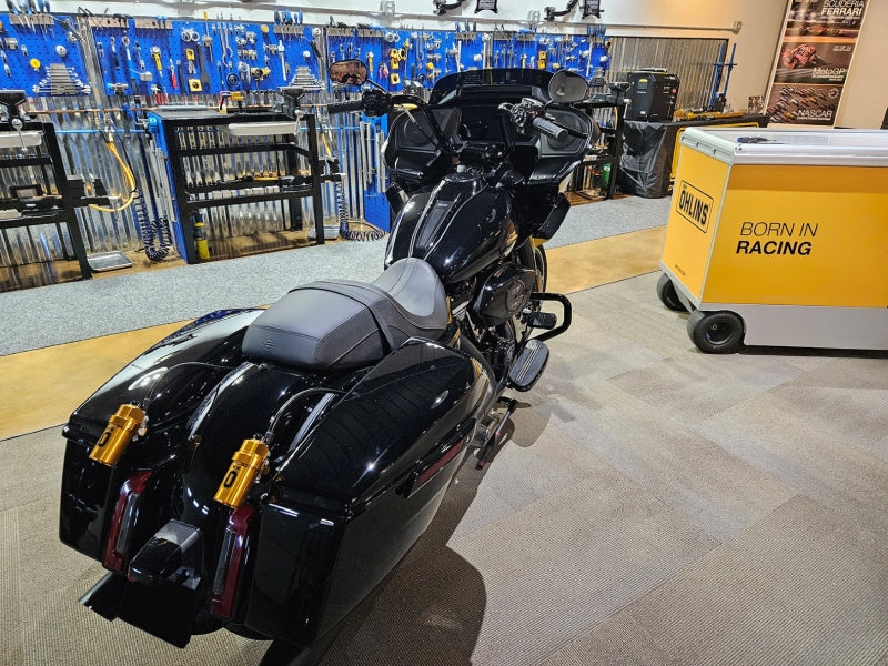 Ohlins Motorcycle USA Ohlins 14-25 Harley FL Touring STX 36 Twin Blackline 12in Stiffer Spring Shocks