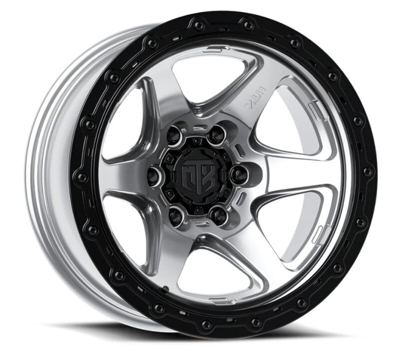 MTX Wheels MTX Spitfire 6 Machined w/Black Ring 18x9in / 6x135 BP / 19mm Offset / 106.1mm Bore