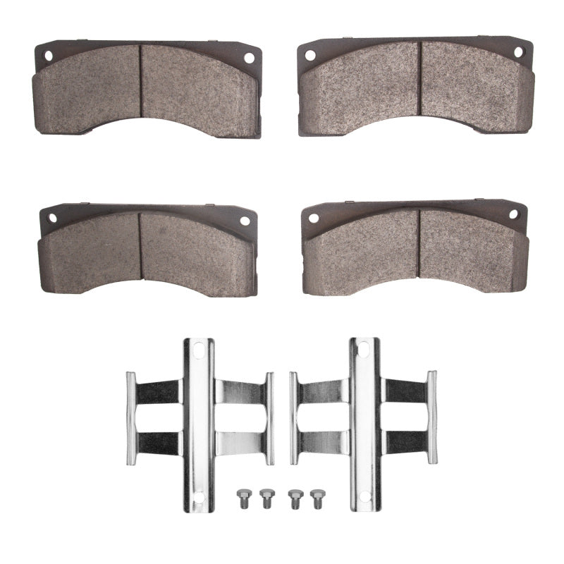DFC 86-92 Ford CF6000 Front 3000 Semi-Metallic Brake Pads and Hardware Kit