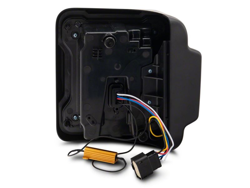 Raxiom 18-23 Jeep Wrangler JL Axial Series Linear LED Tail Lights- Black Housing (Smoked Lens)