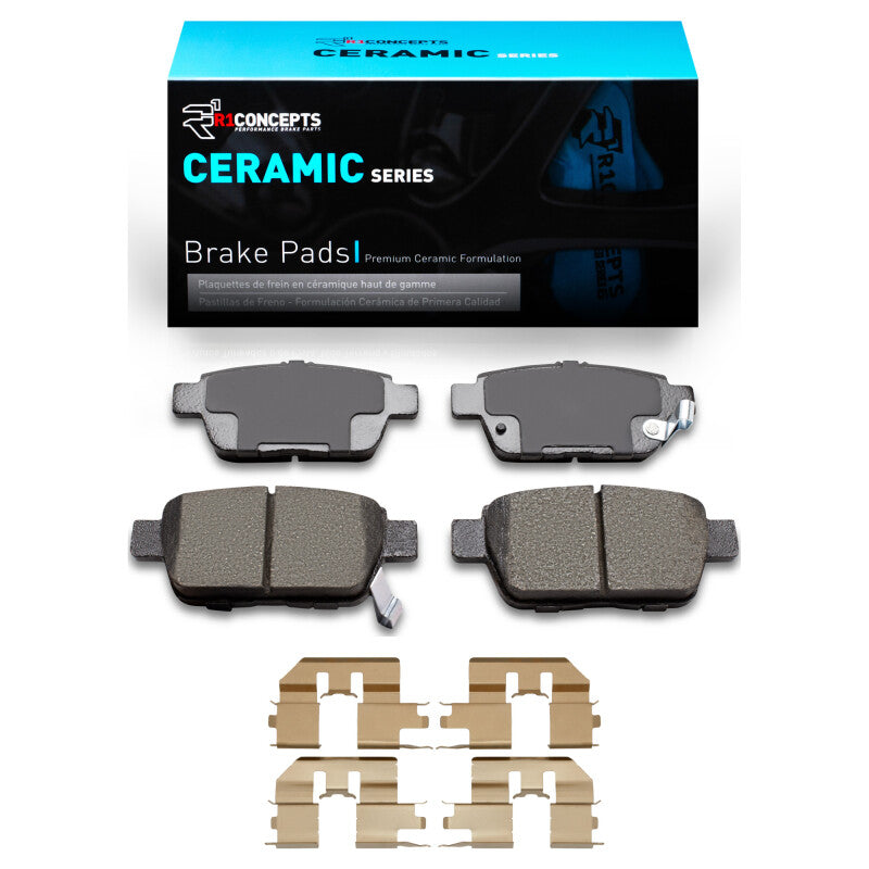 R1 Concepts R1 2006-2014 Acura TL Rear R1 Ceramic Pads & Hardware Kit