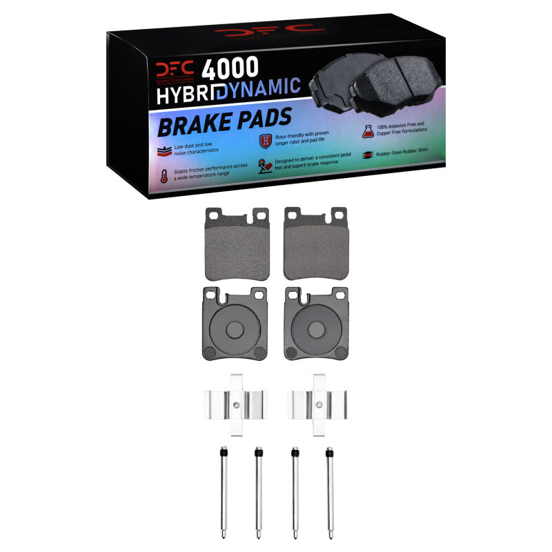 DFC 92-9 Chrysler Crossfire Rear 4000 HybriDynamic Brake Pads and Hardware Kit