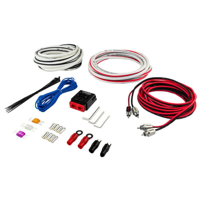 DS18 Marine Amplifier Installation Kit 4-GA 100% Copper Tinned Wire