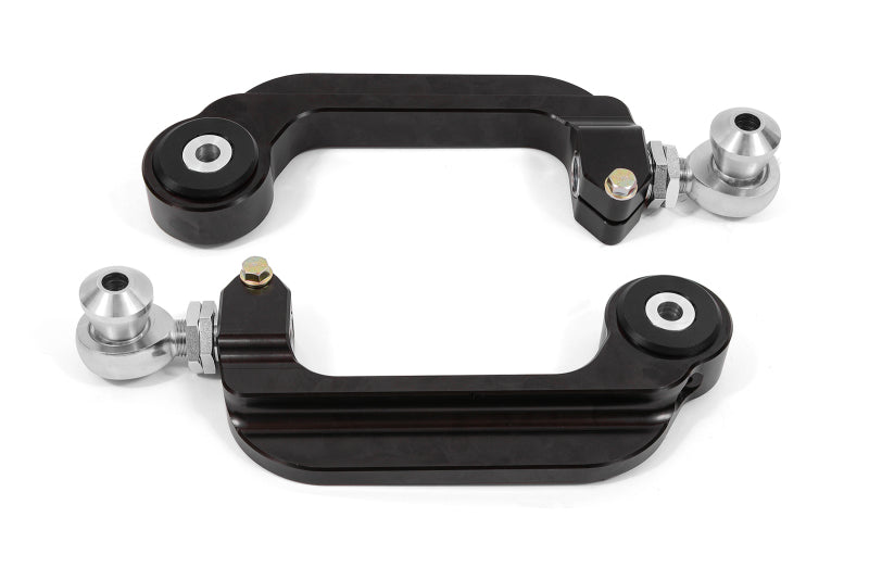 BMR Suspension BMR 15-21 S550 Mustang Billet Aluminum Camber Links Adjustable (Delrin/Rod ends) - Black Anodized