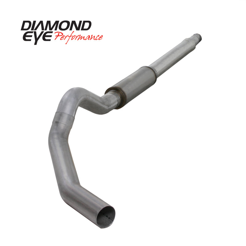 Diamond Eye Performance Diamond Eye KIT 5in Catback MFLR RPLCMENT PIPE Single AL: 03-07 FORD 6.0L F250/F350