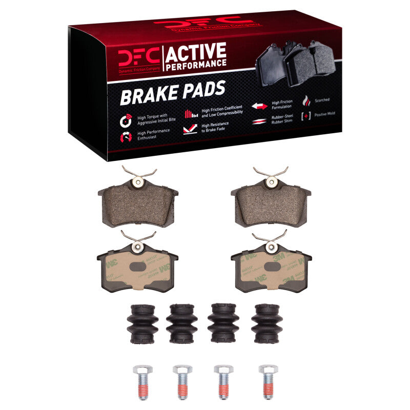 DFC 97-08 Audi A8 Rear Active Performance Pads and Hardware Kit