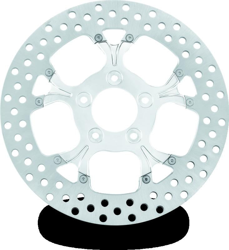 Performance Machine Disc/Carr 11.8 Galaxy Front Right - Chrome
