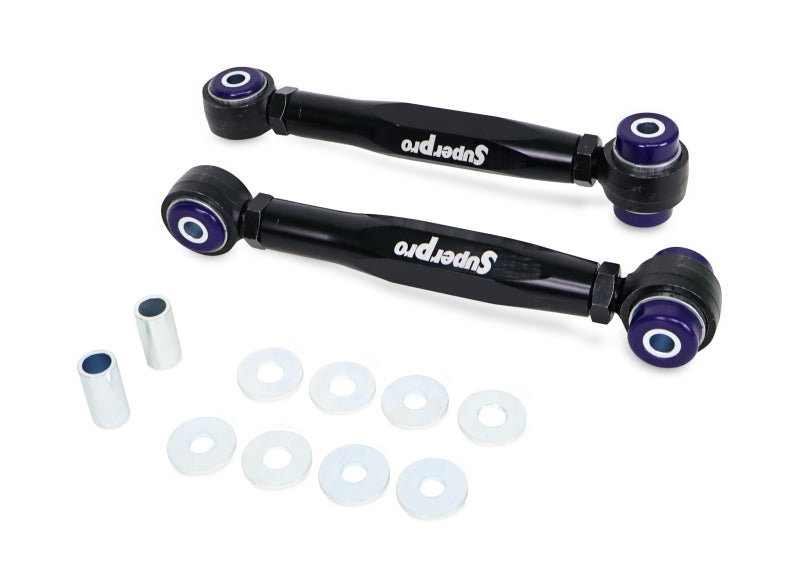 SuperPro 06-25 Volkswagen Golf GTI Lower Rear HD Adjustable Toe Arm Set