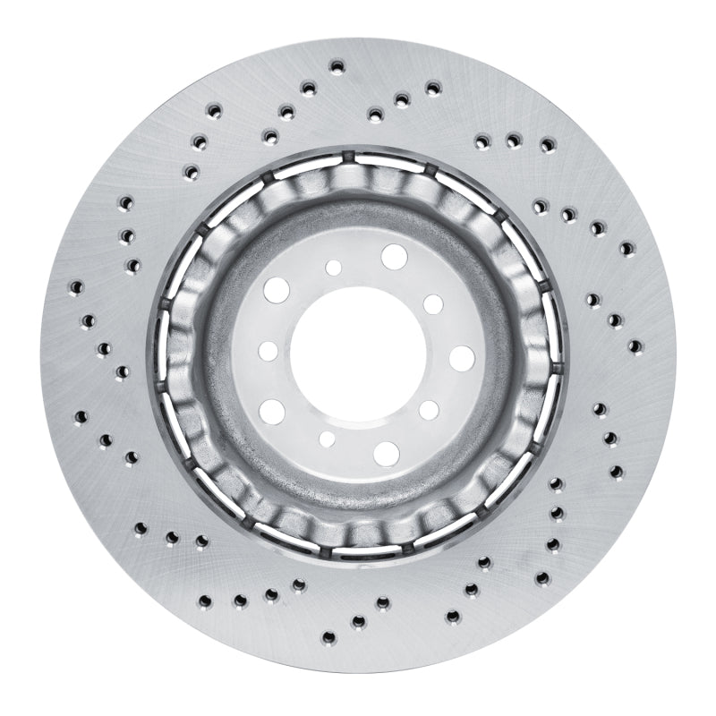 DFC 06-08 BMW Z4 Right Front Drilled Hi-Carbon Alloy Geomet Coated Rotor
