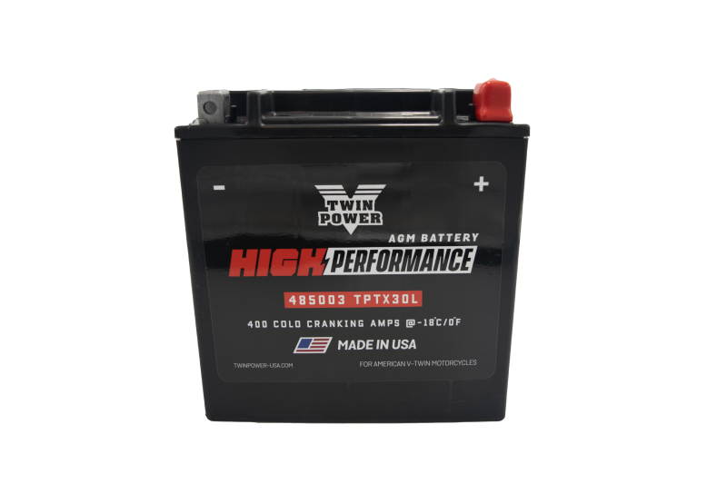 TwinPower Twin Power YIX-30L High Performance Battery Replaces H-D 66010-97A Made in USA 400 CCA