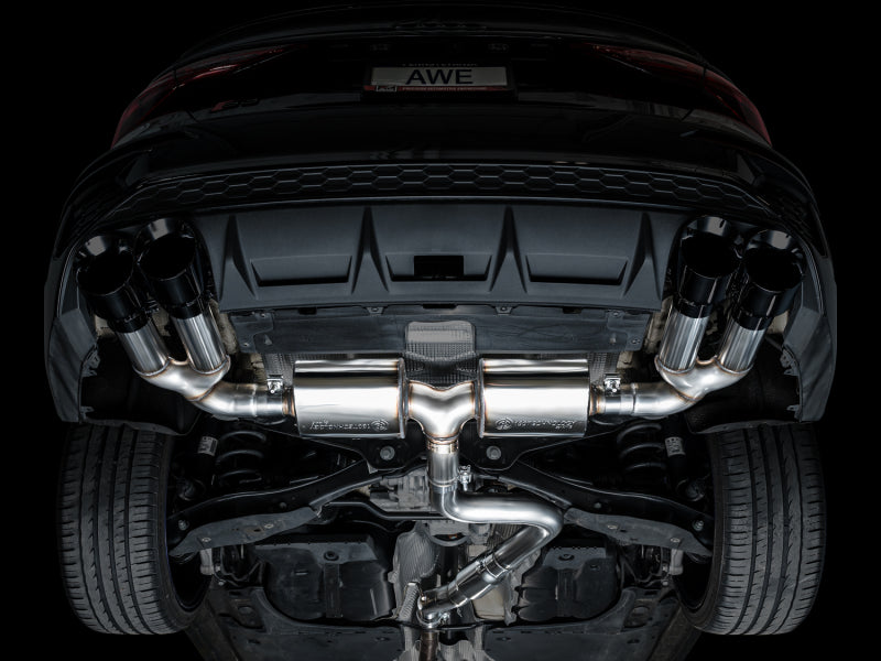 AWE Tuning 22-24 Audi 8Y S3 Touring Edition Exhaust - Diamond Black Tips