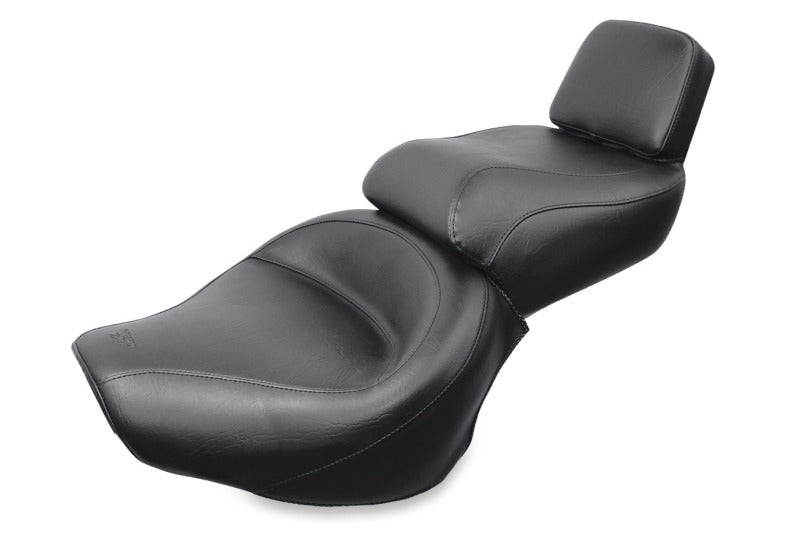 Mustang Motorcycle Mustang 84-99 Yamaha Virago 700, Virago 750 84-99 Wide Touring 1PC Seat - Black