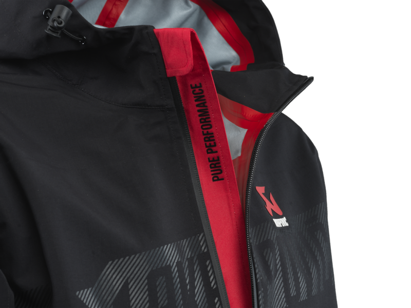Akrapovic Akrapovic Womens Corpo Rain Jacket Black - 2XL
