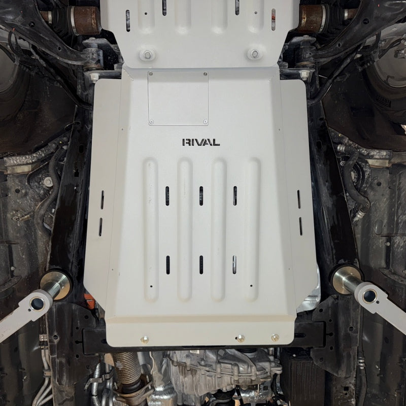 Rival 4x4 Rival 2015-2026 Ford F150 Powerboost Only Aluminum Transmission Catalytic Converter Skid Plate