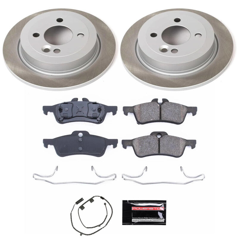 PowerStop Power Stop 02-06 Mini Cooper Rear Semi-Coated Rotor Kit