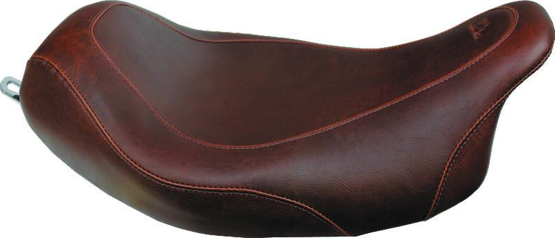 Mustang Motorcycle Mustang 08-21 Harley Electra Glide Std,Rd Glide,Rd King,Str Glide Tripper Solo Seat - Brown
