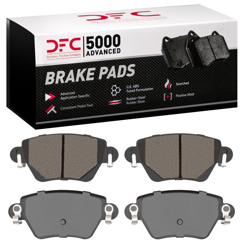 DFC 01-04 Ford Mondeo (Mexico) Rear 5000 Advanced Low Metallic Brake Pads