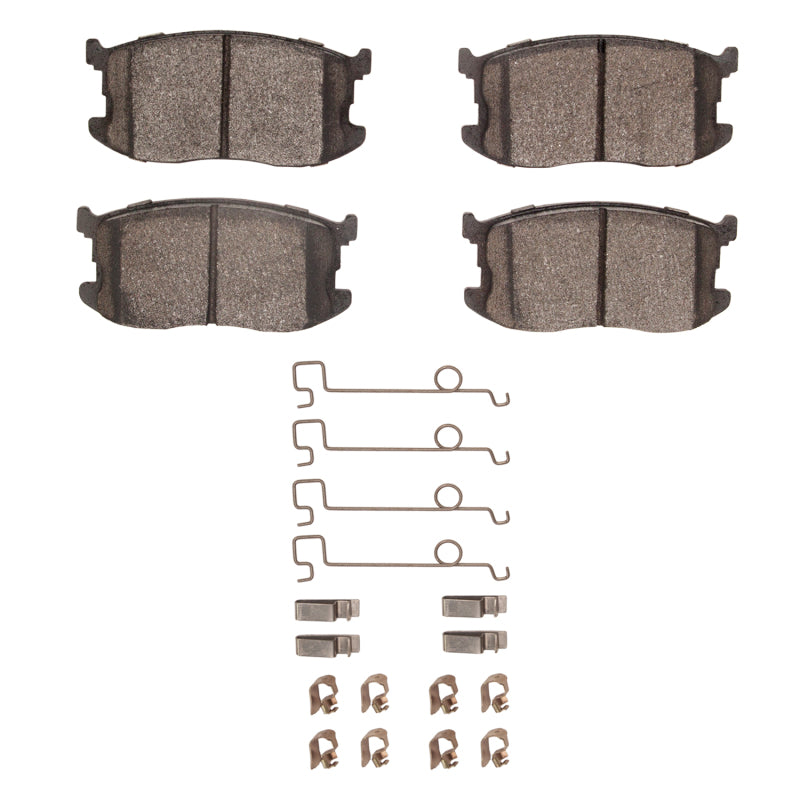 R1 Concepts R1 85-89 Chevrolet SPECTRUM Front Semi Met Pads & Hardware Kit