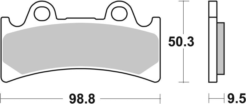 Brembo Powersports Brembo Sinter Xtra Brake Pad
