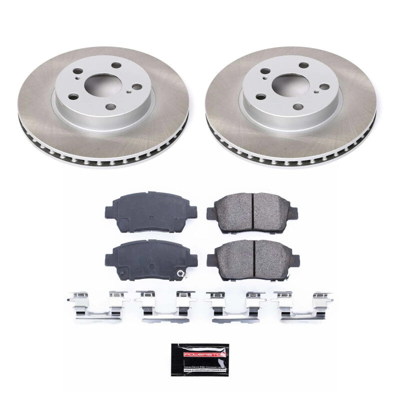 PowerStop Power Stop 04-09 Toyota Prius Front Semi-Coated Rotor Kit
